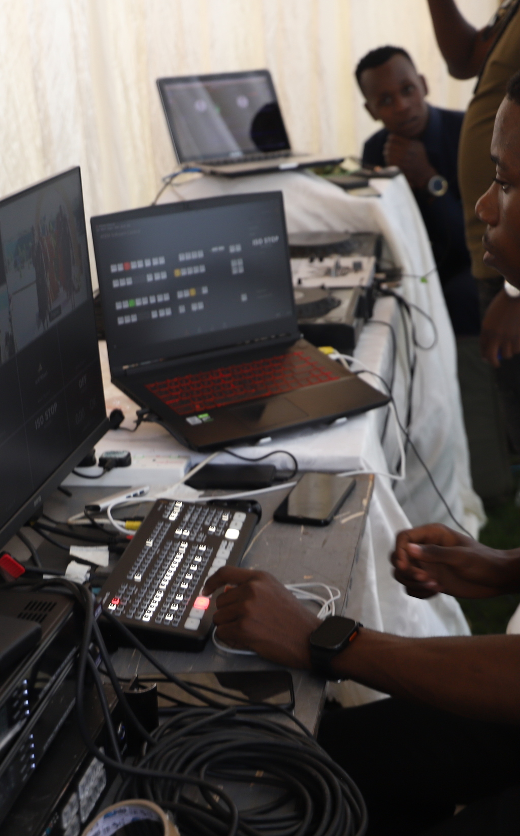 Alpstreams livestream operator on-site